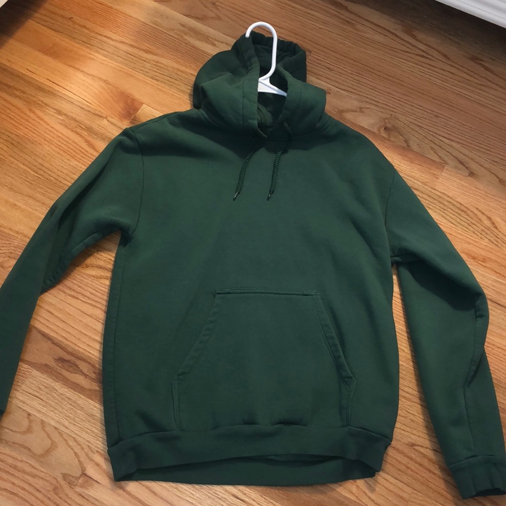 Green hoodie